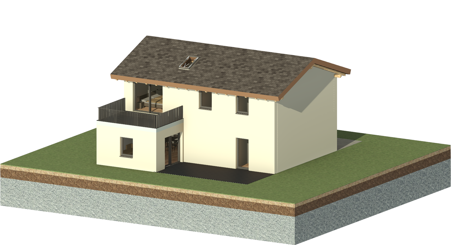 Einfamilienhaus Revit