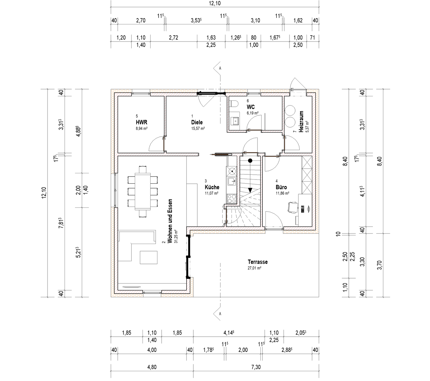 Einfamilienhaus Revit