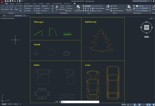 AutoCAD-Vorlage - einfach und effizient